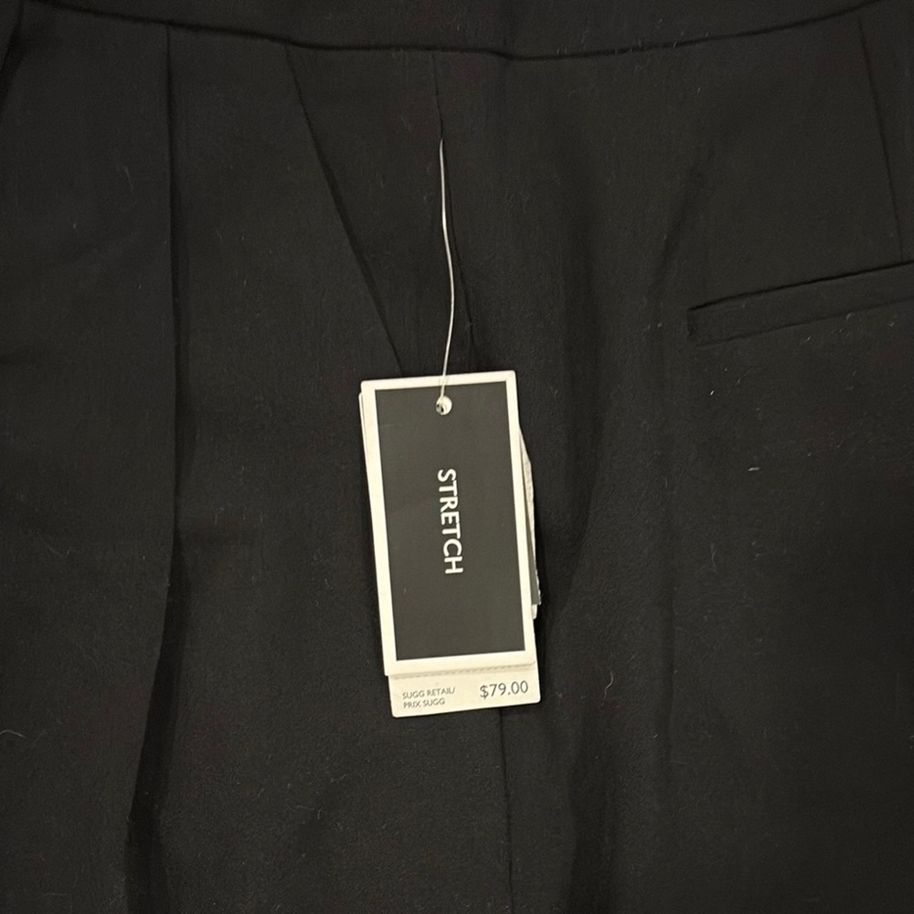 NWT Nine West Black Wide Leg Pants Size 2 - Picture 5 of 6
